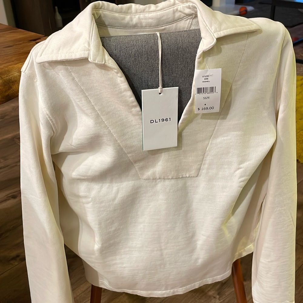 DL1961 collard sweatshirt